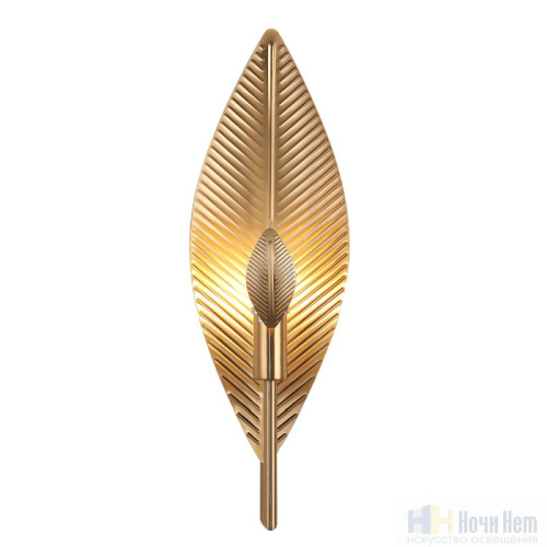 Бра Crystal Lux PALMA AP1 BRONZE 3470/401, раздел каталога Бра с плафоном интернет-магазина Ночи Нет