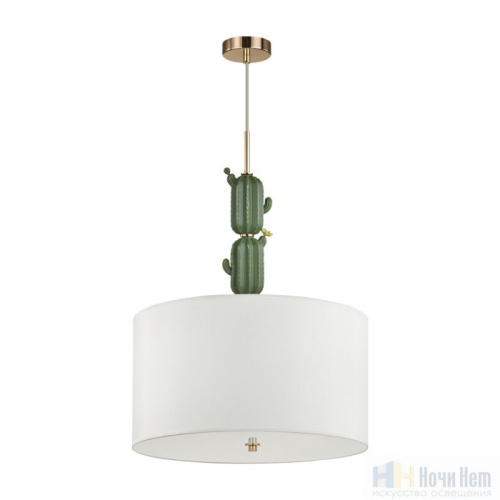 Люстра Odeon Light Cactus 5425/3, раздел каталога Люстры с абажурами интернет-магазина Ночи Нет