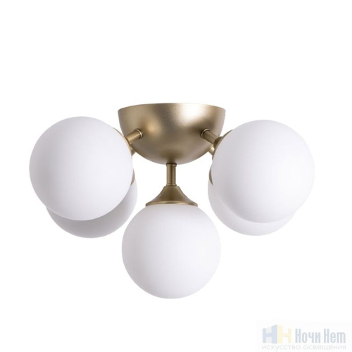 Люстра Arte Lamp Fobos A2704PL-5SG, раздел каталога Люстры с плафонами интернет-магазина Ночи Нет