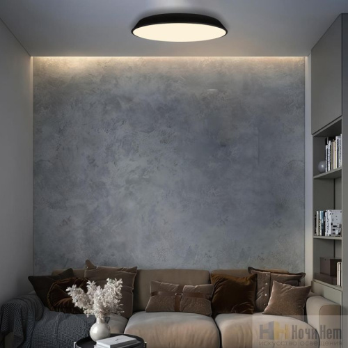 Светильник потолочный Loft IT Brim 10226 Black, раздел каталога Круглые современные светильники интернет-магазина Ночи Нет