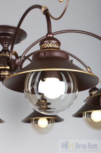 Люстра потолочная Omnilux Fontelo OML-50407-08, раздел каталога Люстры с плафонами интернет-магазина Ночи Нет