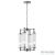 Люстра Crystal Lux TOMAS SP4 CHROME 3671/304, количество ламп - 4, площадь освещения - 8 кв.м Люстра Crystal Lux TOMAS SP4 CHROME 3671/304, раздел каталога Люстры с плафонами интернет-магазина Ночи Нет