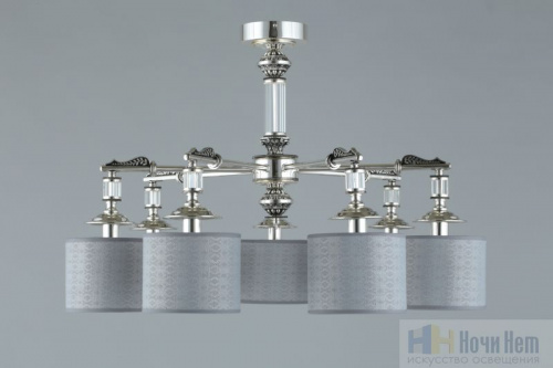 Люстра потолочная Omnilux Rovigo OML-64317-07, раздел каталога Люстры с абажурами интернет-магазина Ночи Нет
