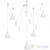 Люстра Lightstar Acrobata 761056, количество ламп - 5, площадь освещения - 12,5 кв.м Люстра Lightstar Acrobata 761056, раздел каталога Люстры с плафонами интернет-магазина Ночи Нет