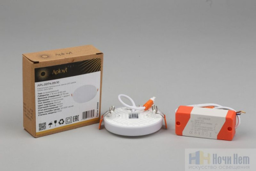 Светильник встраиваемый Aployt Deni APL.0074.09.10, раздел каталога Светодиодные точечные светильники интернет-магазина Ночи Нет