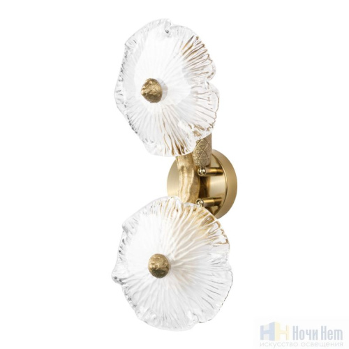 Бра LOFT IT Bloom 10352/2W AB, раздел каталога Стеклянные бра интернет-магазина Ночи Нет