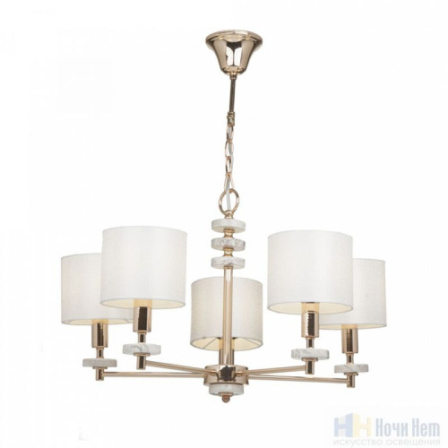 Люстра Freya Tiana FR5015PL-05G, раздел каталога Люстры с абажурами интернет-магазина Ночи Нет