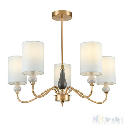 Люстра Lumion Anri 6590/5, раздел каталога Люстры с абажурами интернет-магазина Ночи Нет