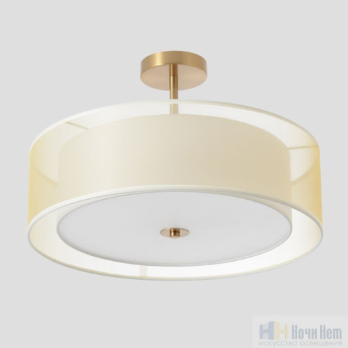 Люстра Crystal Lux MYSTERY PL5 BRASS 3931/105, раздел каталога Люстры с абажурами интернет-магазина Ночи Нет
