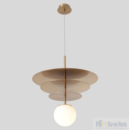 Светильник подвесной Crystal Lux UVA SP1.3 BRASS 3282/201.3, раздел каталога Подвесы 1 лампа интернет-магазина Ночи Нет