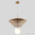 Светильник подвесной Crystal Lux UVA SP1.3 BRASS 3282/201.3, раздел каталога Подвесы 1 лампа интернет-магазина Ночи Нет