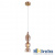 Светильник подвесной Crystal Lux Iris SP1 B amber, раздел каталога Подвесы 1 лампа интернет-магазина Ночи Нет