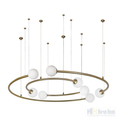 Люстра Loft IT Infinite 10155/1100 Gold, раздел каталога Люстры с плафонами интернет-магазина Ночи Нет