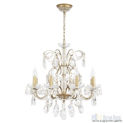 Люстра Crystal Lux ODELIS SP8 GOLD 2571/308, раздел каталога Хрустальные люстры интернет-магазина Ночи Нет