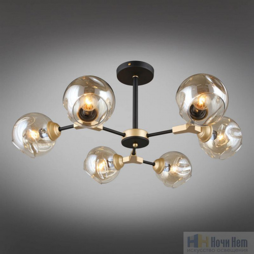 Люстра Omnilux Sandrigo OML-93607-06, раздел каталога Люстры с плафонами интернет-магазина Ночи Нет