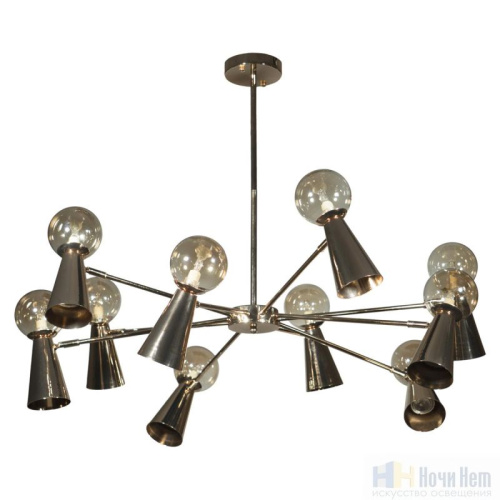 Люстра Loft IT Halley 10046/10 Gold, раздел каталога Люстры с плафонами интернет-магазина Ночи Нет