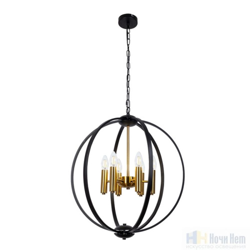 Люстра Arte Lamp Castula A7013SP-6BK, раздел каталога Кованые люстры интернет-магазина Ночи Нет