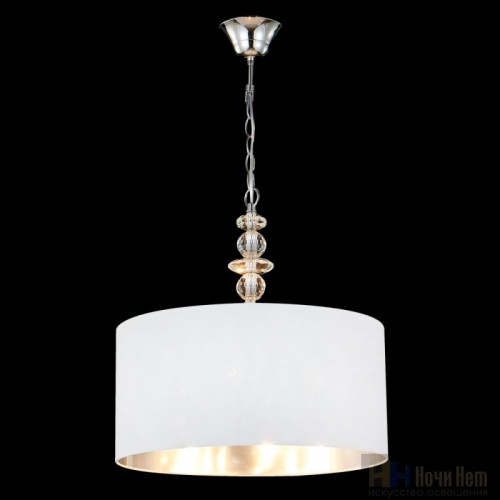 Подвес Crystal Lux Armando SP4 Chrome, раздел каталога Люстры с абажурами интернет-магазина Ночи Нет