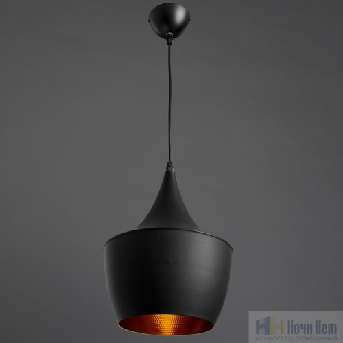Светильник подвесной Arte Lamp Cappello A3407SP-1BK, раздел каталога Подвесы 1 лампа интернет-магазина Ночи Нет
