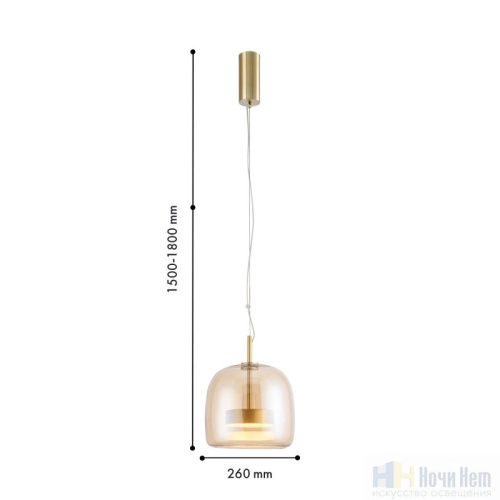 Светильник подвесной Favourite Reflex 4235-1P, раздел каталога Подвесы 1 лампа интернет-магазина Ночи Нет