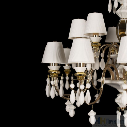Люстра Loft IT Grace 10203/12+8 White, раздел каталога Люстры с абажурами интернет-магазина Ночи Нет