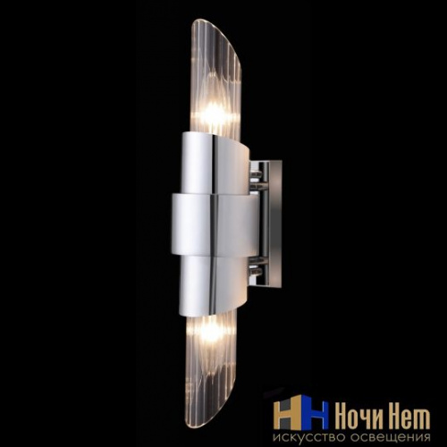 Бра Crystal Lux Justo AP2 chrome, раздел каталога Бра с плафоном интернет-магазина Ночи Нет