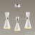 Люстра Lumion Quinn 3661/3C-0039144, раздел каталога Люстры с плафонами интернет-магазина Ночи Нет