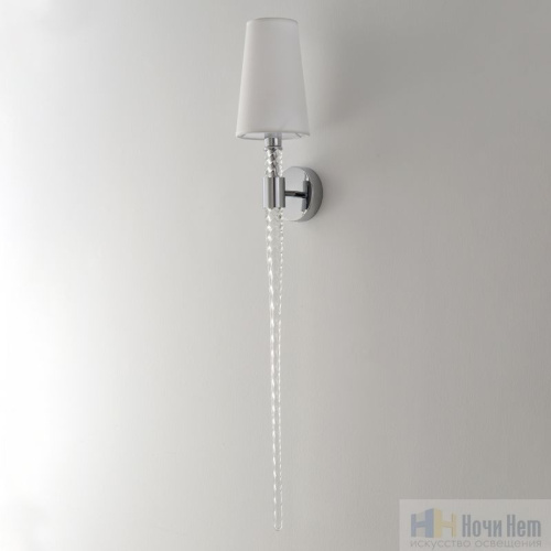 Бра Crystal Lux LUMINOUS AP1 CHROME 3900/401, раздел каталога Бра с абажуром интернет-магазина Ночи Нет