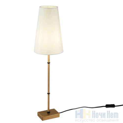 Лампа настольная Maytoni Zaragoza H001TL-01BS, раздел каталога Настольные лампы с абажуром интернет-магазина Ночи Нет