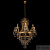 Люстра LOFT IT Foil 10430/8, количество ламп - 8, площадь освещения - 16 кв.м Люстра LOFT IT Foil 10430/8, раздел каталога Кованые люстры интернет-магазина Ночи Нет