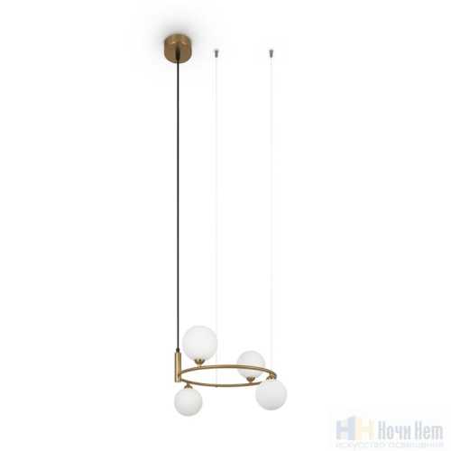Люстра Maytoni Ring MOD013PL-04BS1, раздел каталога Люстры с плафонами интернет-магазина Ночи Нет