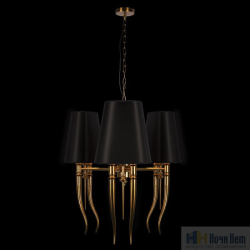 Люстра Loft IT Brunilde 10207/6 Gold, раздел каталога Люстры с абажурами интернет-магазина Ночи Нет