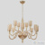 Люстра Crystal Lux SILVESTRO SP12 AMBER 2971/312, количество ламп - 12, площадь освещения - 24 кв.м Люстра Crystal Lux SILVESTRO SP12 AMBER 2971/312, раздел каталога Люстры с плафонами интернет-магазина Ночи Нет