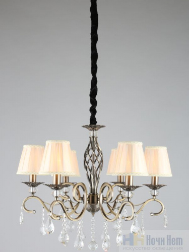 Люстра подвесная Omnilux Mezzano OML-79113-06, раздел каталога Люстры с абажурами интернет-магазина Ночи Нет