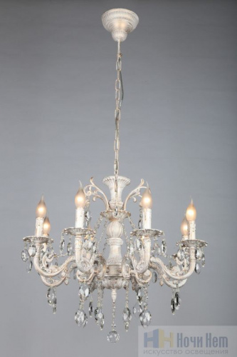 Люстра подвесная Omnilux Martina OML-79003-08, раздел каталога Хрустальные люстры интернет-магазина Ночи Нет