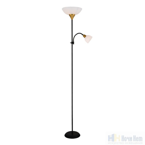 Торшер Arte Lamp Duetto A9569PN-2BK, раздел каталога Торшеры с плафоном интернет-магазина Ночи Нет
