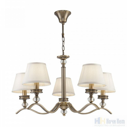 Люстра Freya Alessandra FR2016PL-05BZ, раздел каталога Люстры с абажурами интернет-магазина Ночи Нет