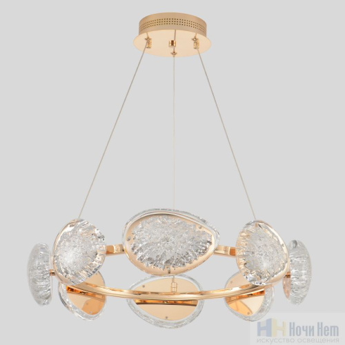 Люстра Crystal Lux FELICIDAD SP64W LED 0590/308, раздел каталога Стеклянные люстры интернет-магазина Ночи Нет