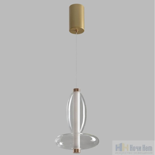 Светильник подвесной Crystal Lux QUASAR SP7W LED TRANSPARENT 3791/207, раздел каталога Подвесы 1 лампа интернет-магазина Ночи Нет