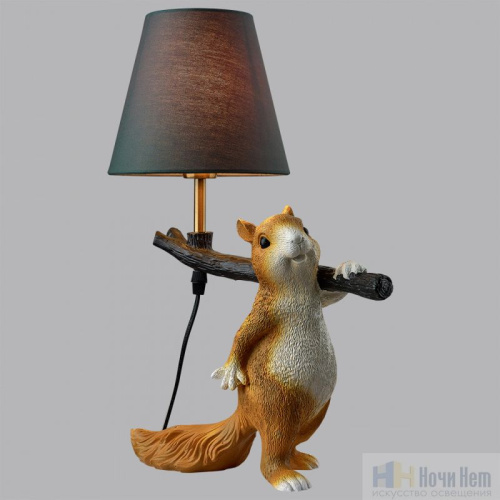 Лампа настольная Lumion Squirrel 6523/1T, раздел каталога Детские настольные лампы интернет-магазина Ночи Нет