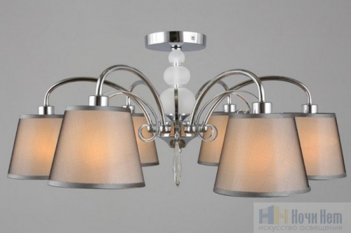 Люстра Omnilux Recco OML-66707-06, раздел каталога Люстры с абажурами интернет-магазина Ночи Нет