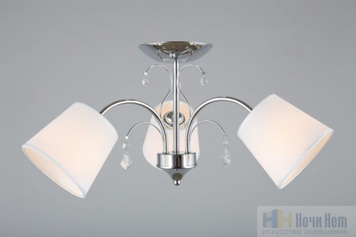 Люстра Omnilux Novello OML-56307-03, раздел каталога Люстры с абажурами интернет-магазина Ночи Нет