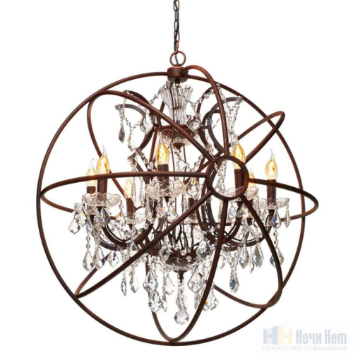 Люстра Loft IT Foucaults Orb Crystal LOFT1897/8, раздел каталога Хрустальные люстры интернет-магазина Ночи Нет