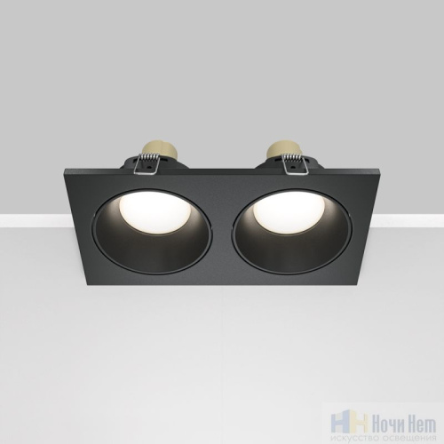 Встраиваемый светильник Maytoni Zoom DL033-2-02B, раздел каталога Точечные светильники для ванной интернет-магазина Ночи Нет