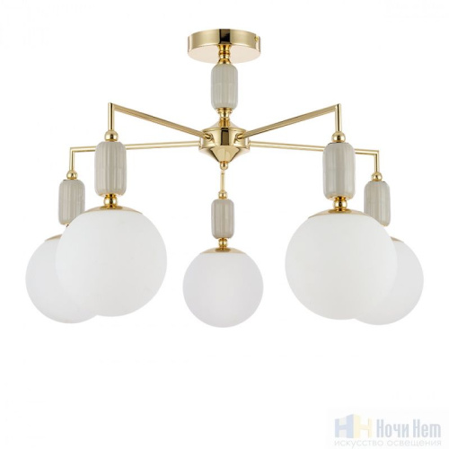 Люстра Lumion Vivien 6580/5C, раздел каталога Люстры с плафонами интернет-магазина Ночи Нет