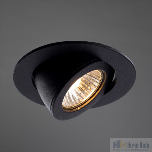 Точечный светильник Arte Lamp Accento A4009PL-1BK, раздел каталога Поворотные точечные светильники интернет-магазина Ночи Нет