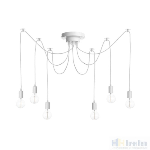 Люстра Loft IT Spider LOFT1162W/6, раздел каталога Кованые люстры интернет-магазина Ночи Нет