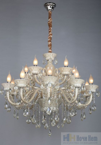 Люстра подвесная Omnilux Teramo OML-30503-15, раздел каталога Большие люстры интернет-магазина Ночи Нет