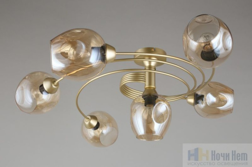 Люстра Aployt Flor APL.611.07.06, раздел каталога Люстры с плафонами интернет-магазина Ночи Нет