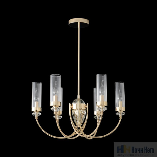 Люстра Crystal Lux SECRET SP6 GOLD 4050/306, раздел каталога Люстры с плафонами интернет-магазина Ночи Нет
